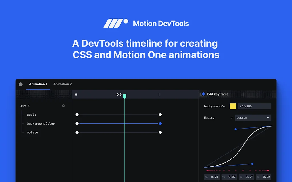Motion DevTools screenshot 2 of 5