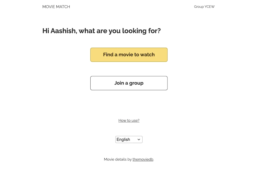 Movie Match screenshot 1 of 4