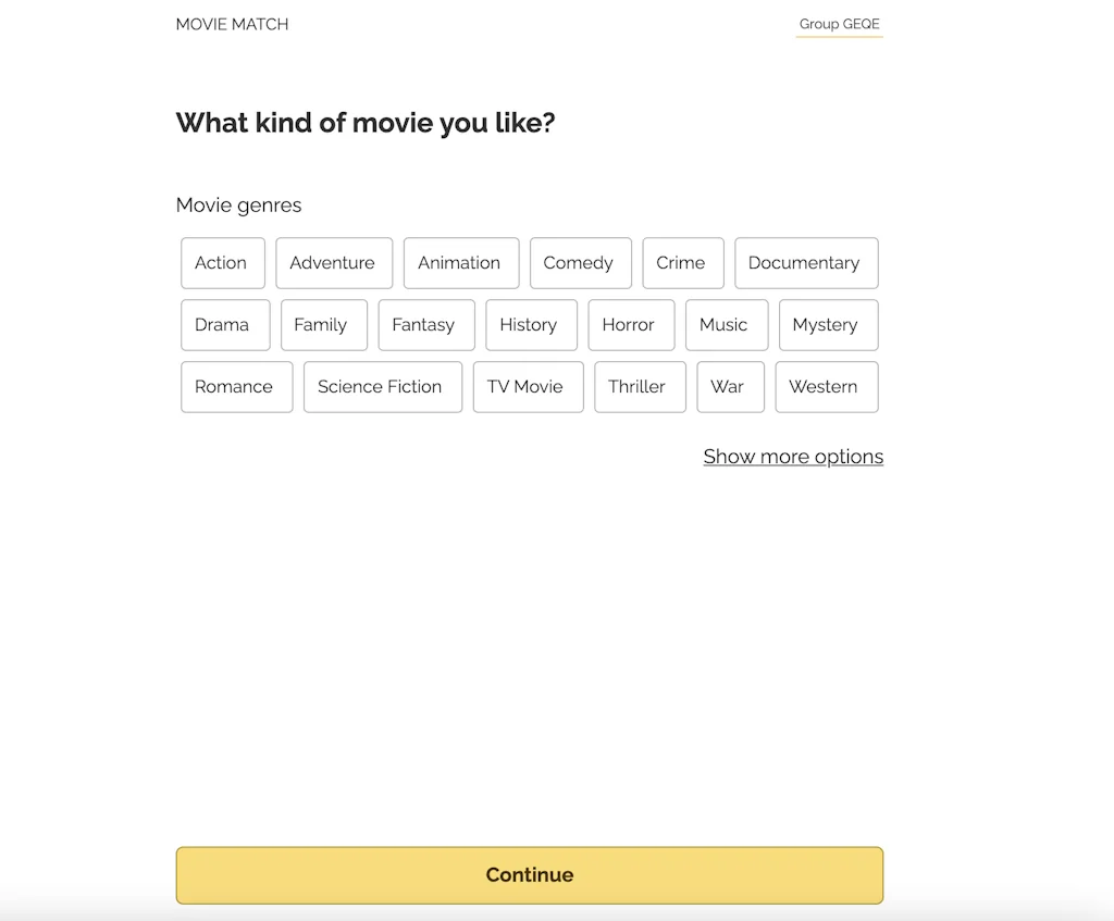 Movie Match screenshot 3 of 4