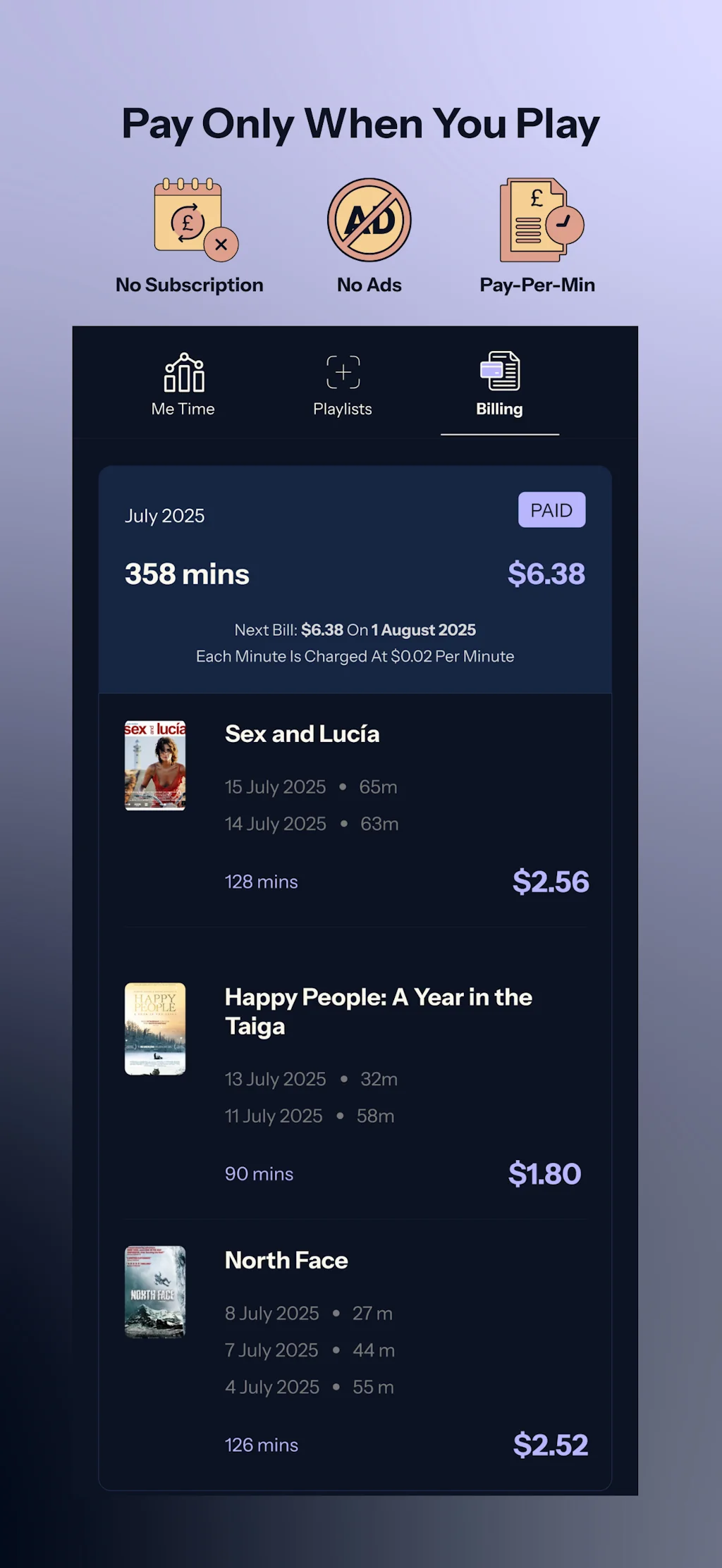 MovieMe screenshot 1 of 3