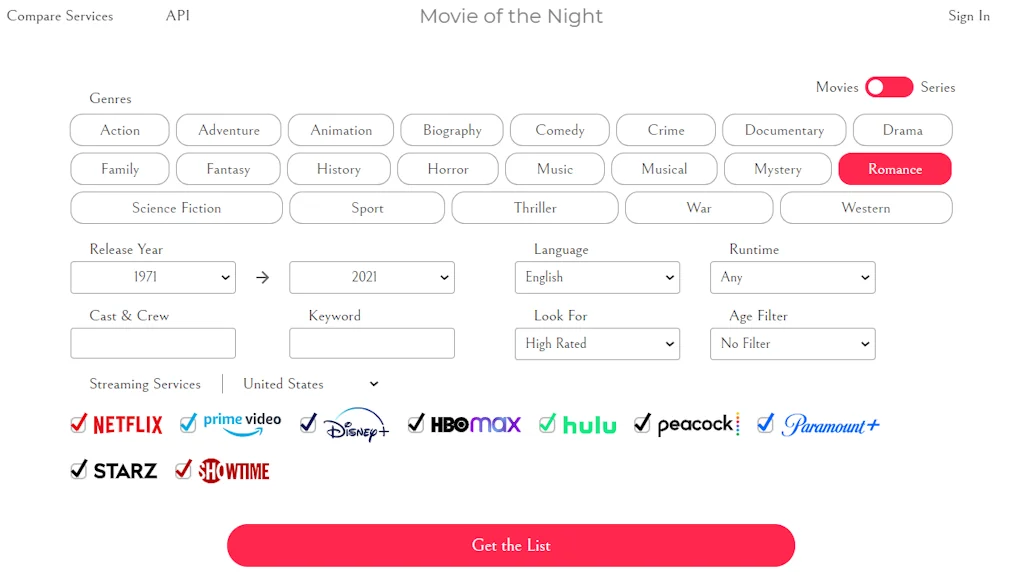 Movie of the Night screenshot 1 of 5