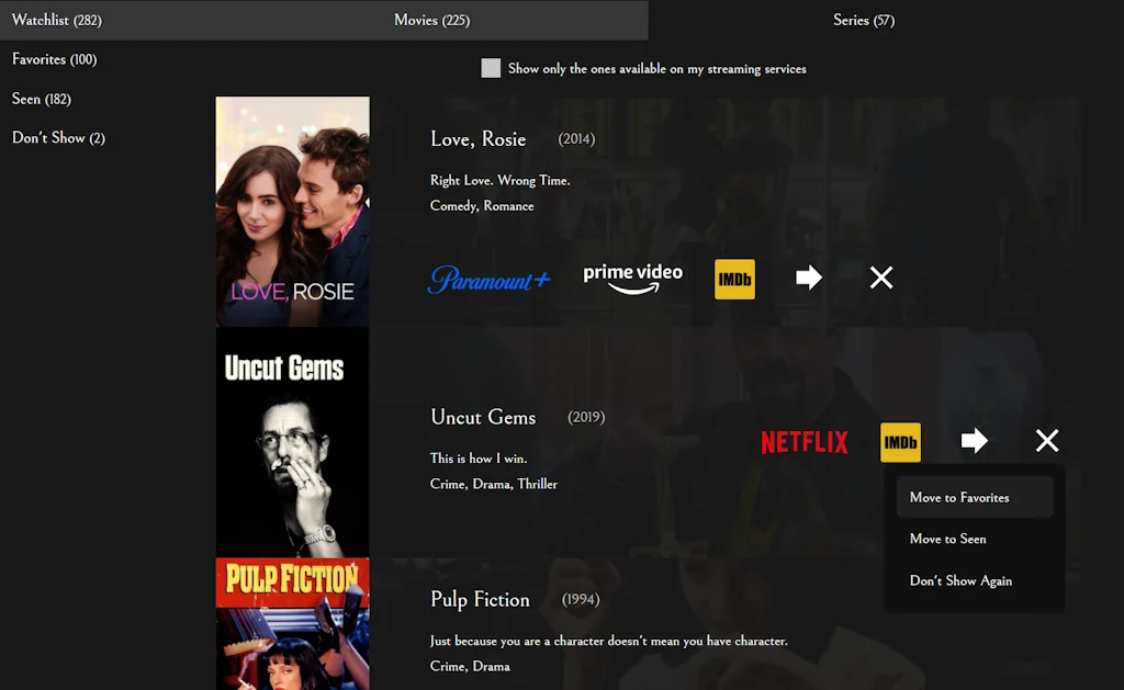 Movie of the Night screenshot 4 of 5