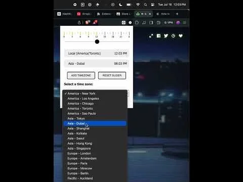 Multi Zone Sync Clock screenshot 3 of 3