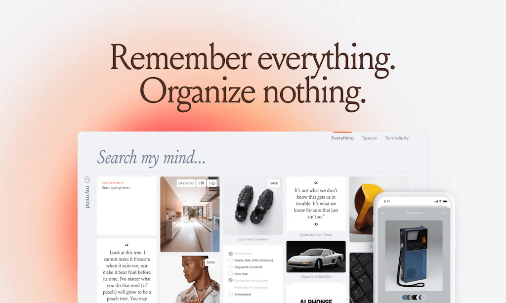mymind.com screenshot 1 of 5