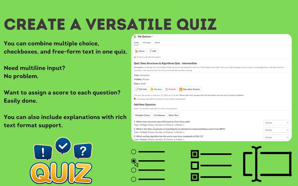 My Quizzes screenshot 1 of 4