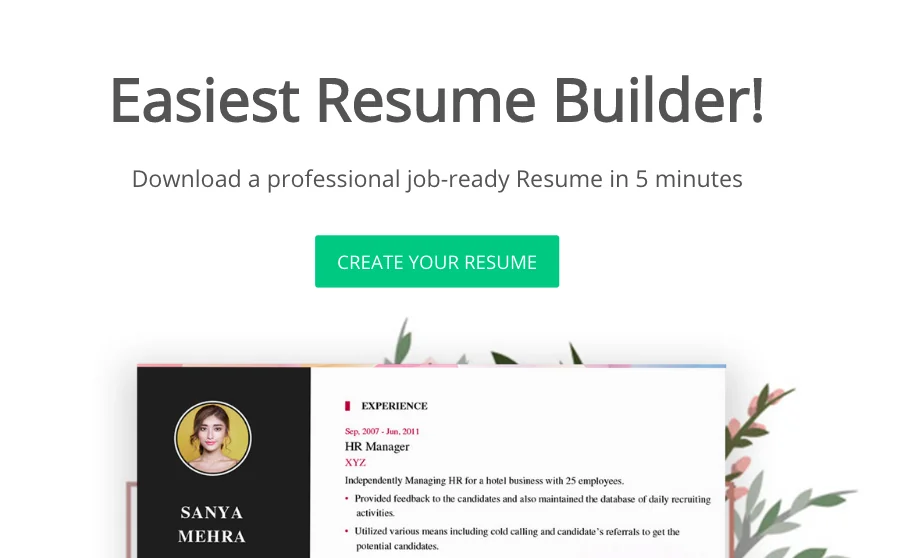 My Resume Format screenshot 1 of 4