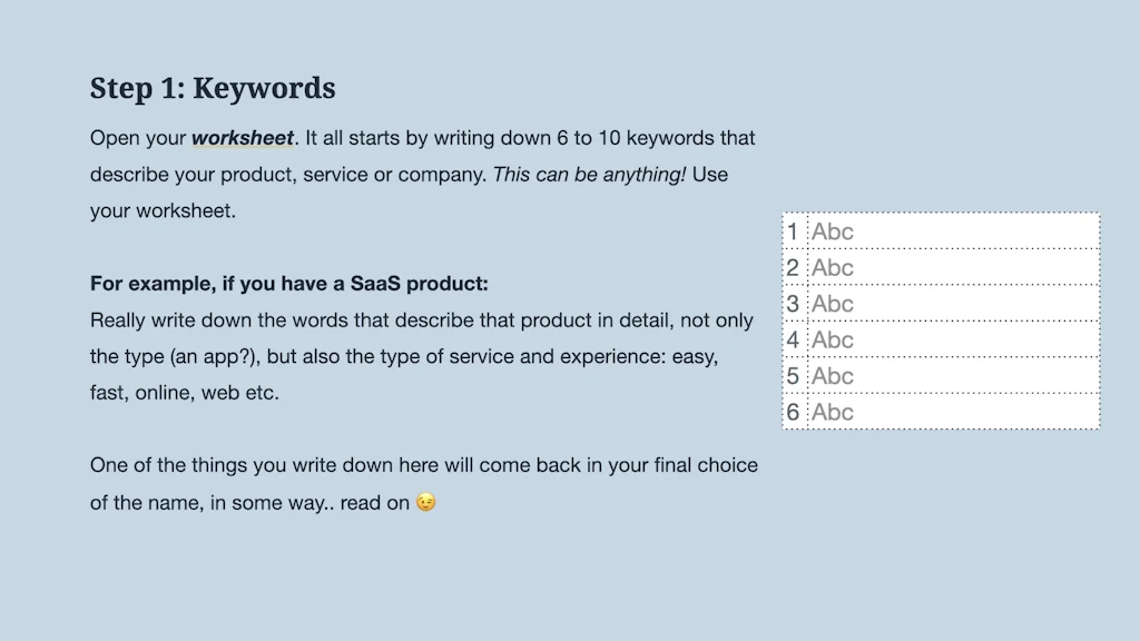 My Startup Name screenshot 4 of 6