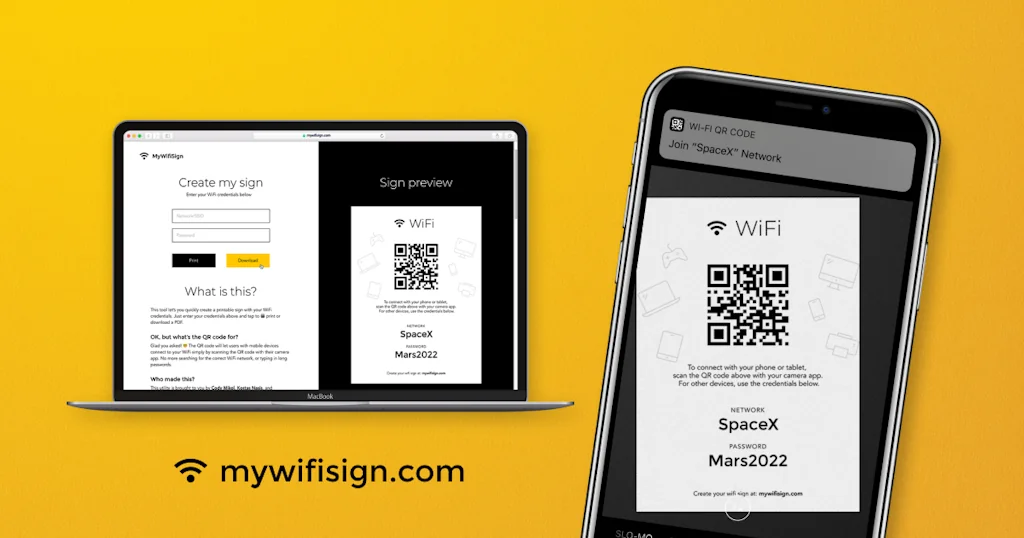 My WiFi Sign screenshot 1 of 3