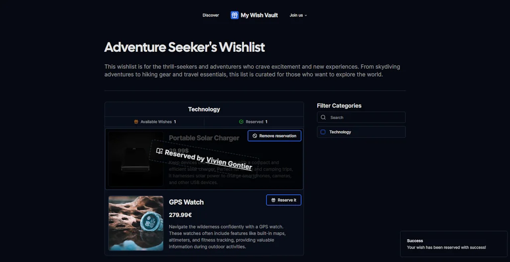 My Wish Vault screenshot 3 of 3