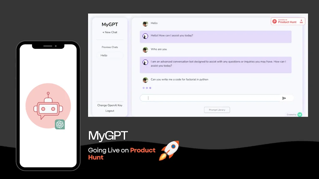 MyGPT - ChatGPT with better UI screenshot 5 of 5