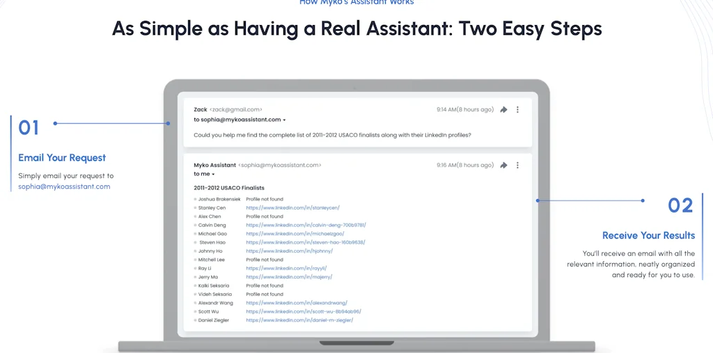 Myko Assistant screenshot 1 of 5
