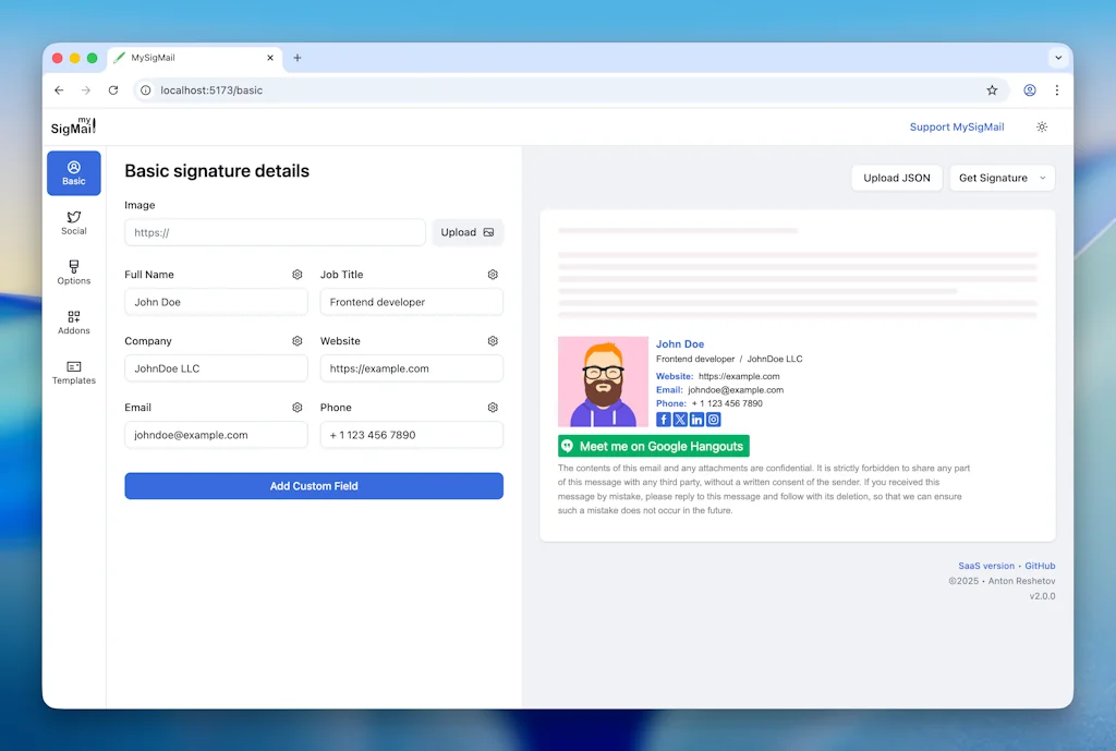 MySigMail screenshot 2 of 6