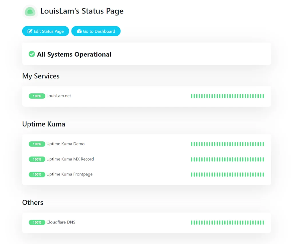 MyUptimeKuma screenshot 2 of 4