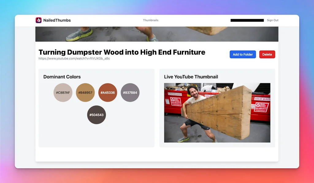 NailedThumbs screenshot 2 of 3