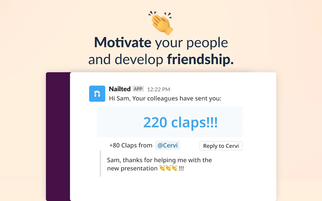 Nailted for Slack screenshot 5 of 6