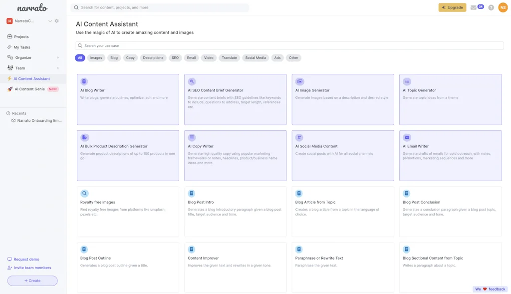Narrato screenshot 1 of 3