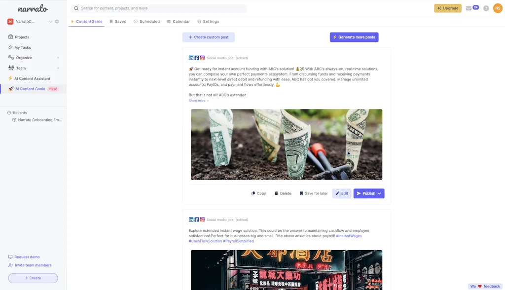 Narrato screenshot 2 of 3