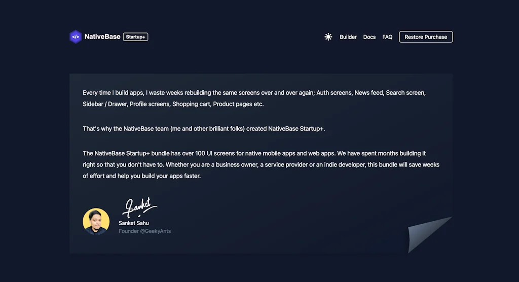 NativeBase screenshot 12 of 18