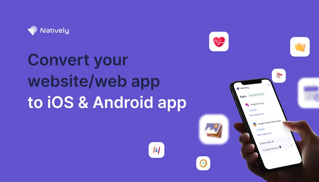 Natively. Turn website into mobile app screenshot 3 of 3