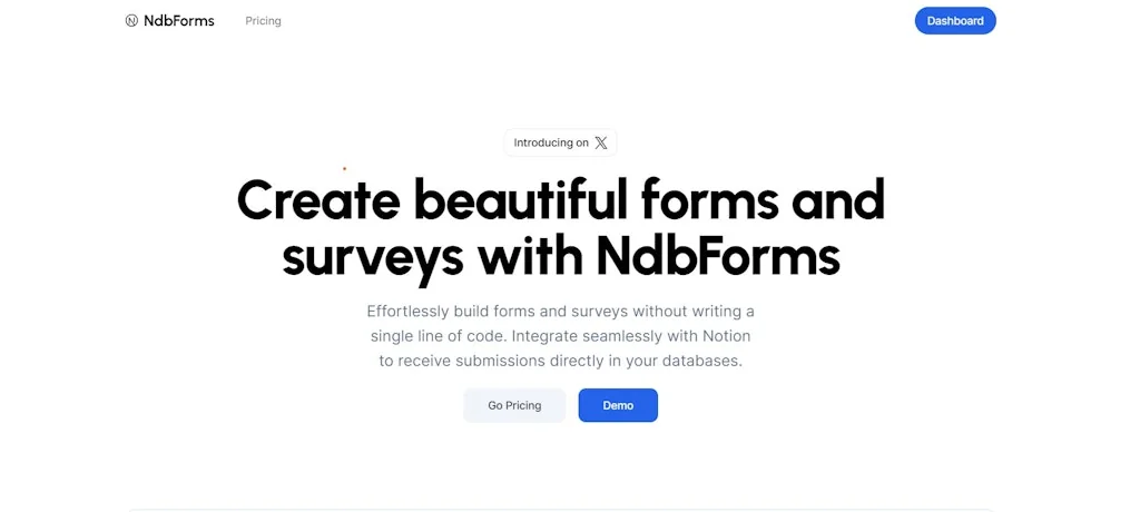 NdbForms  - No Code Notion Form Builder screenshot 2 of 5