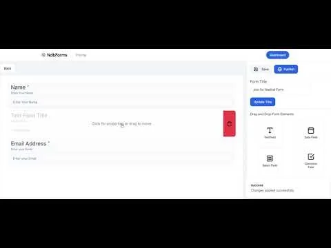 NdbForms  - No Code Notion Form Builder screenshot 5 of 5