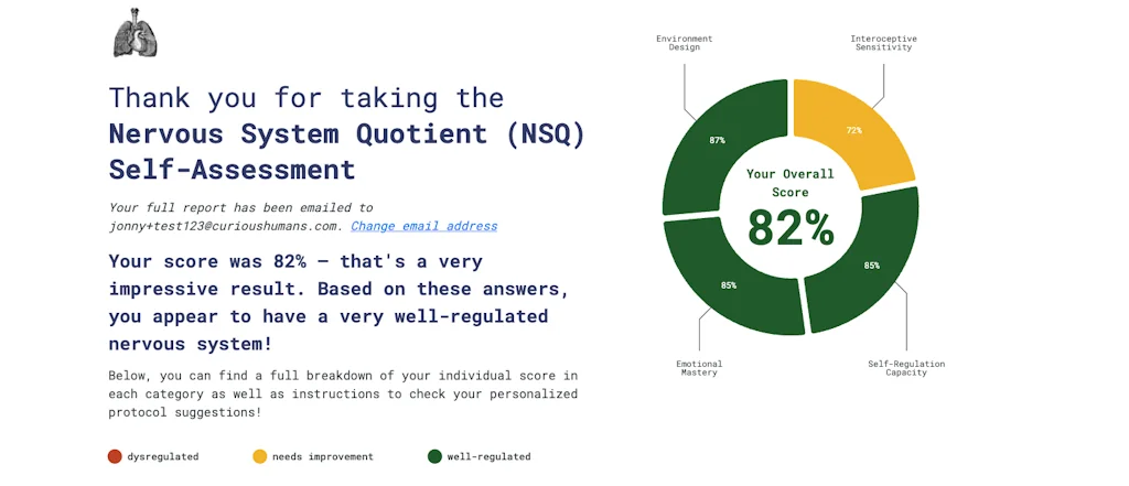 Nervous System Quotient (NSQ) screenshot 3 of 3