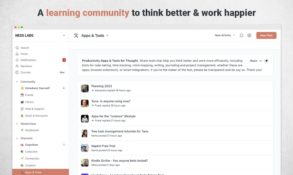 Ness Labs screenshot 1 of 3