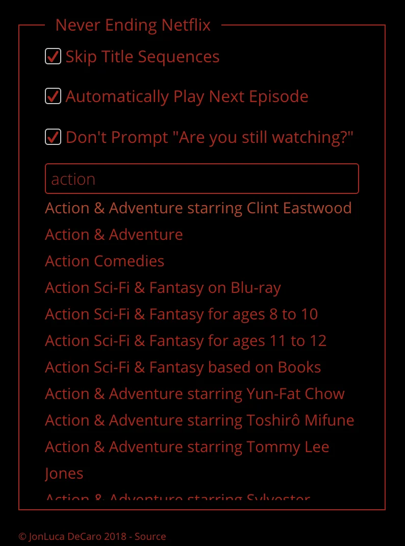 Never Ending Netflix screenshot 3 of 3