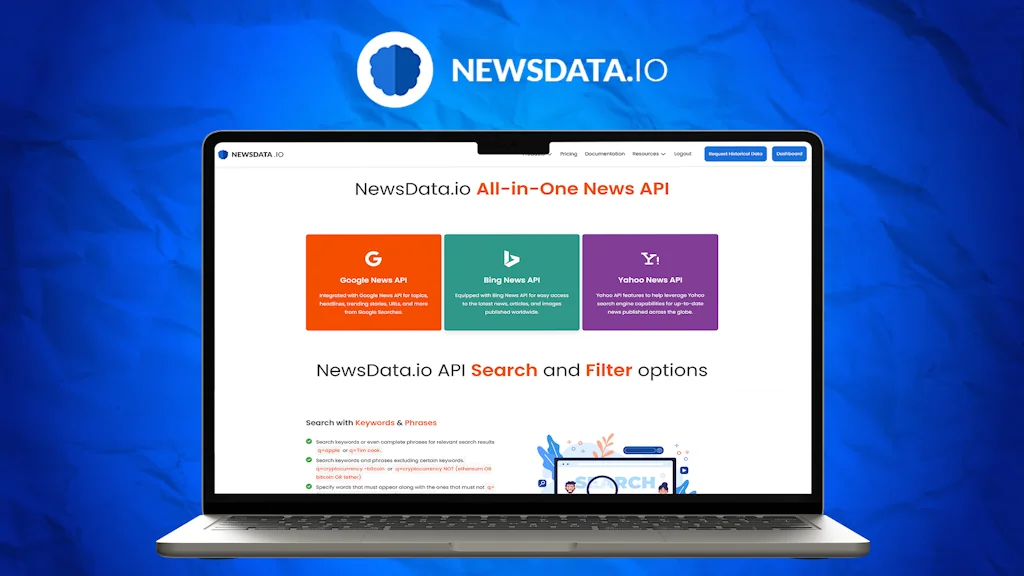 Newsdata.io News API screenshot 1 of 5