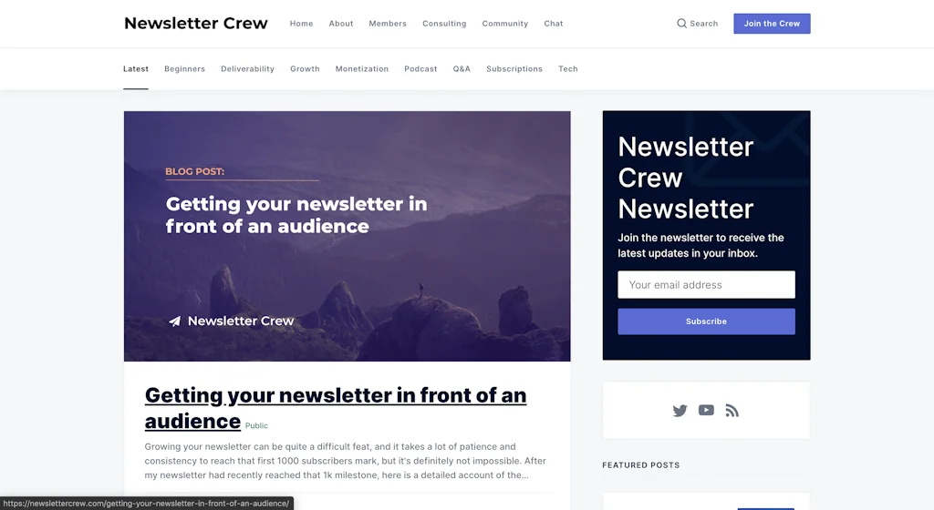Newsletter Crew screenshot 6 of 10