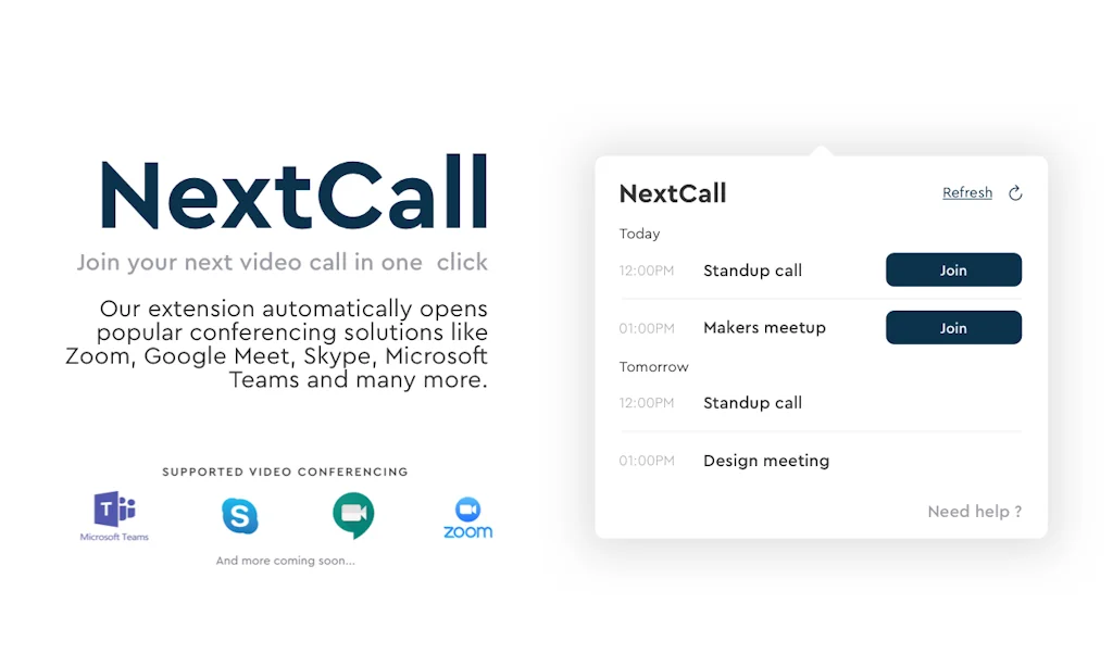 NextCall screenshot 1 of 2