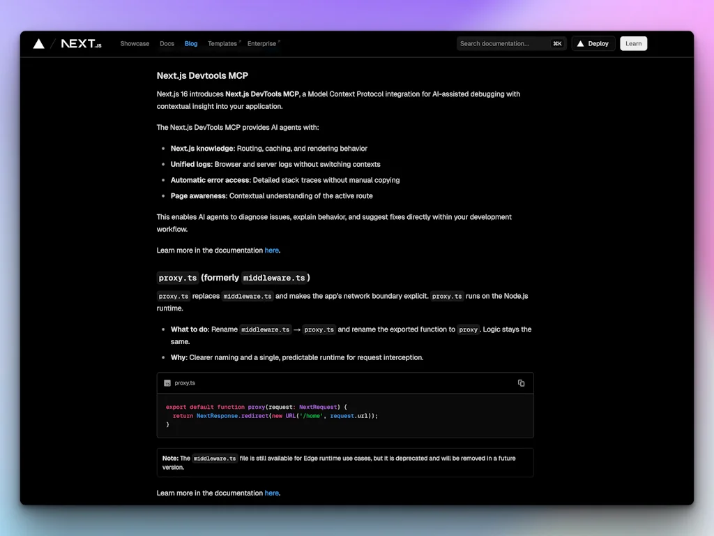 Next.js screenshot 6 of 6