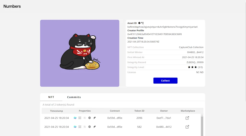 NFT Search Engine from Numbers Protocol screenshot 4 of 4