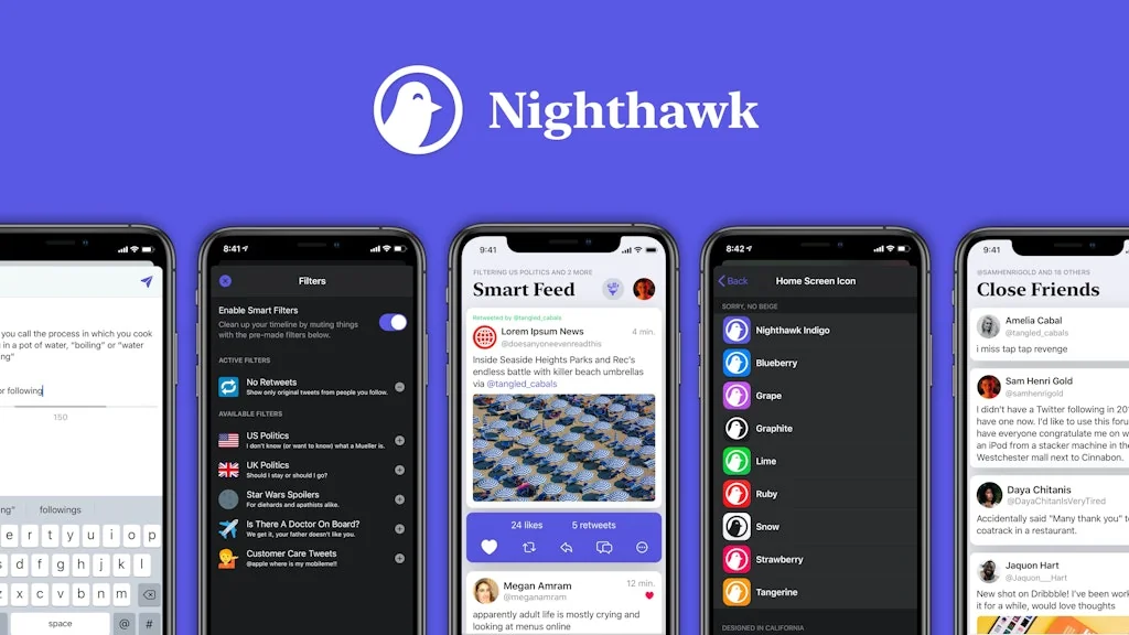 Nighthawk for Twitter screenshot 1 of 6