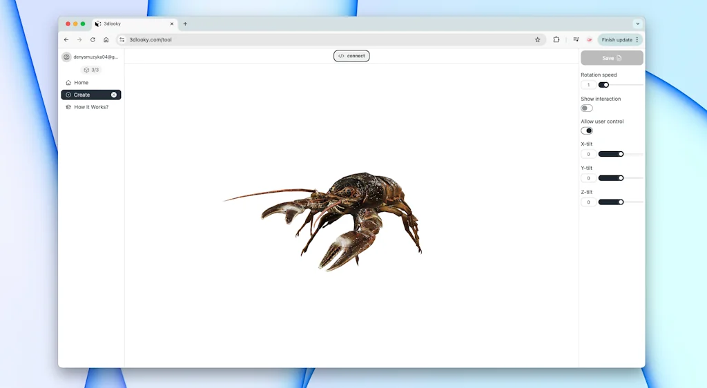 No-code 3D Website screenshot 3 of 6