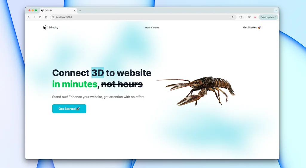 No-code 3D Website screenshot 6 of 6