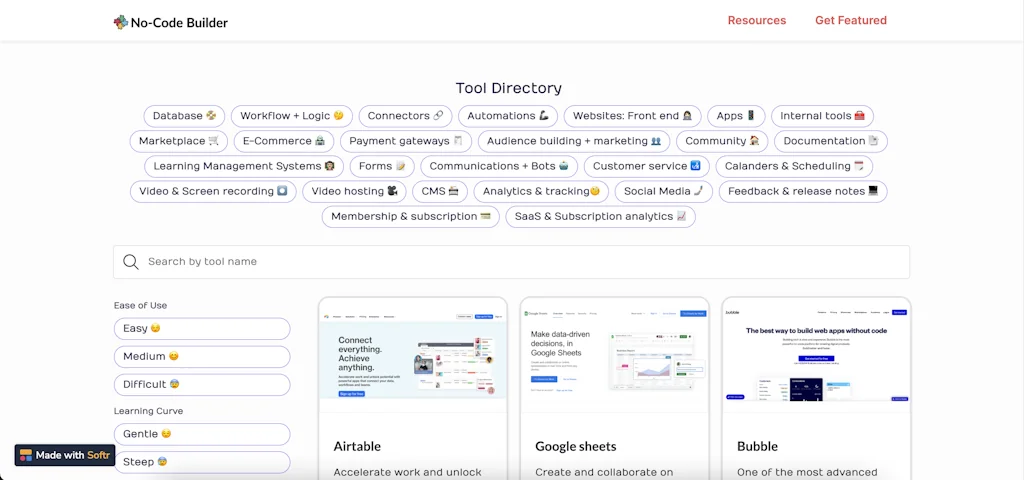 No-Code Builder screenshot 2 of 4
