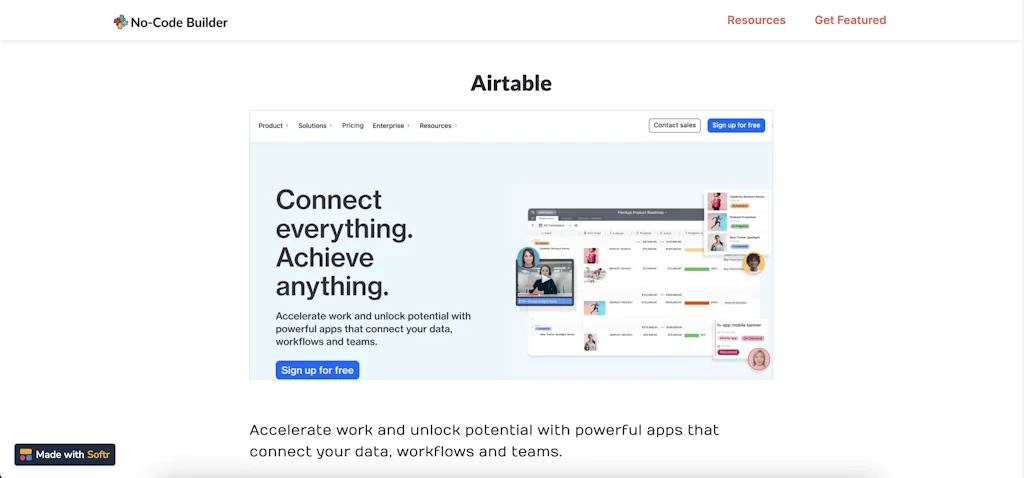 No-Code Builder screenshot 3 of 4