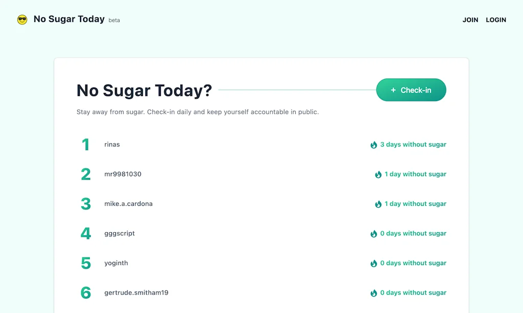 No Sugar Today screenshot 1 of 2