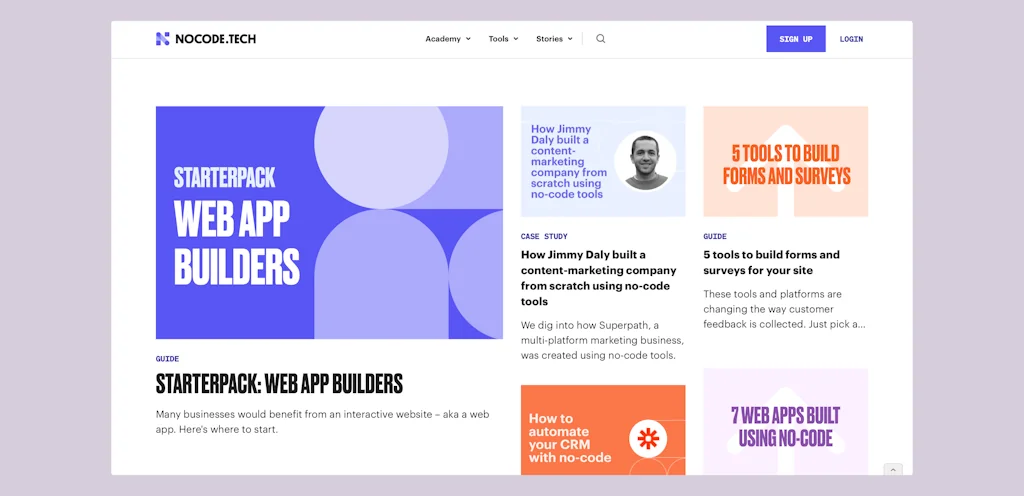 NoCode 🤓 screenshot 2 of 6