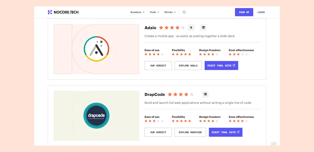NoCode 🤓 screenshot 5 of 6