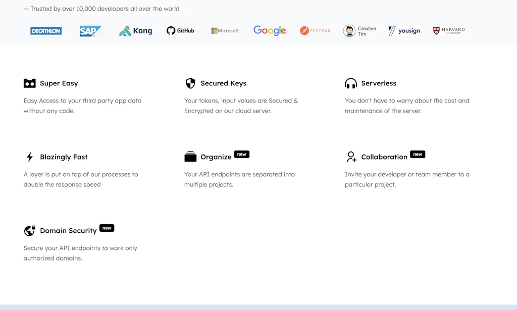 NoCodeAPI screenshot 2 of 11