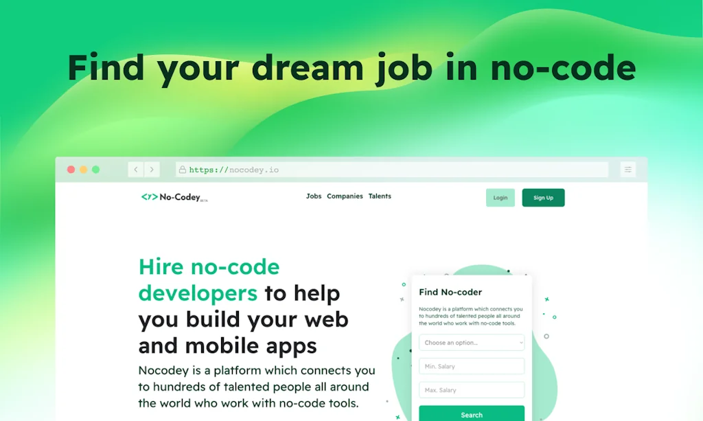 NoCodey.io screenshot 1 of 5