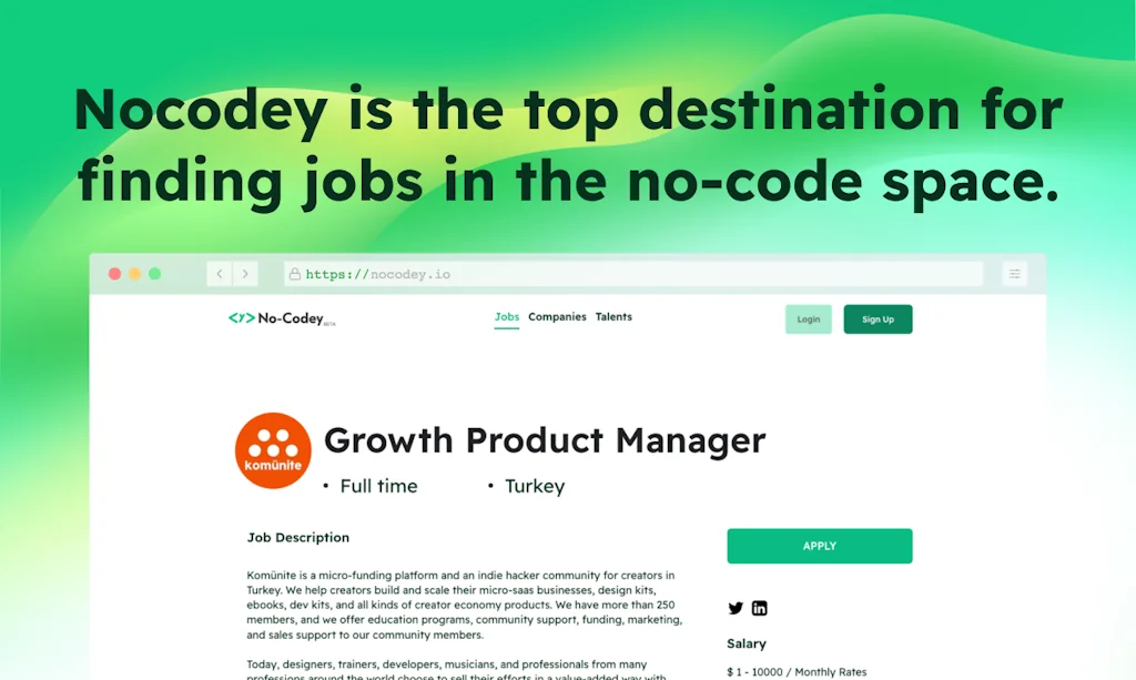 NoCodey.io screenshot 2 of 5