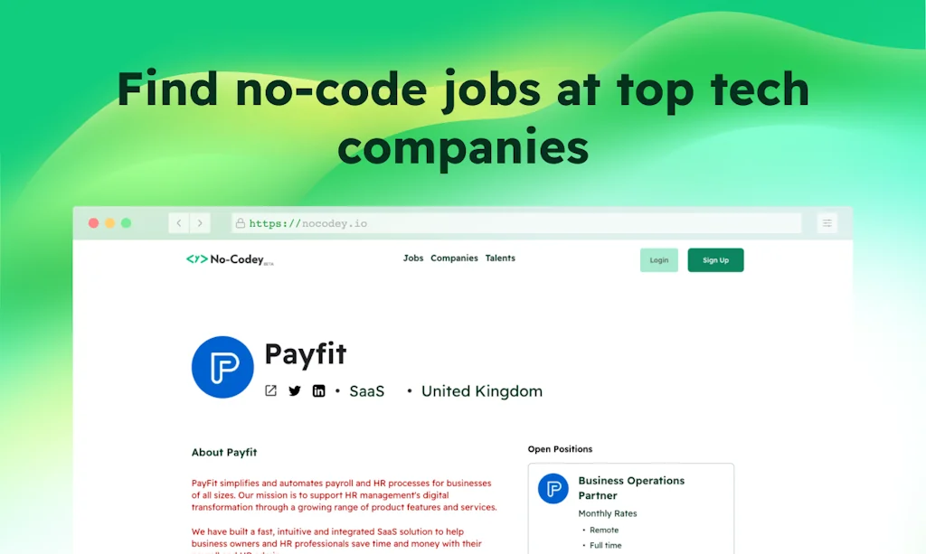 NoCodey.io screenshot 4 of 5