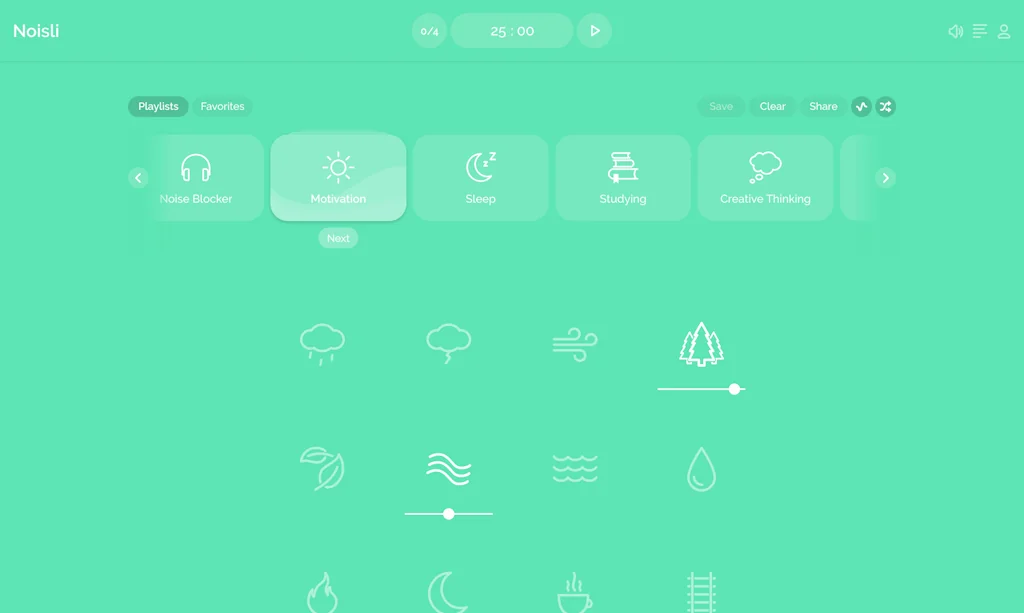 Noisli screenshot 2 of 3