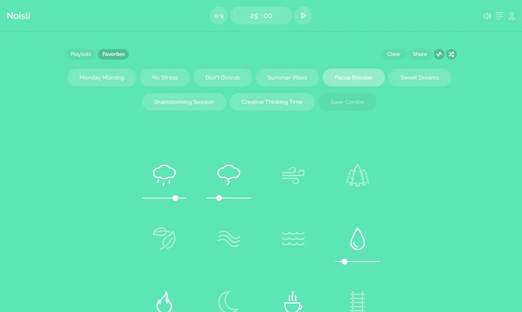 Noisli screenshot 3 of 3