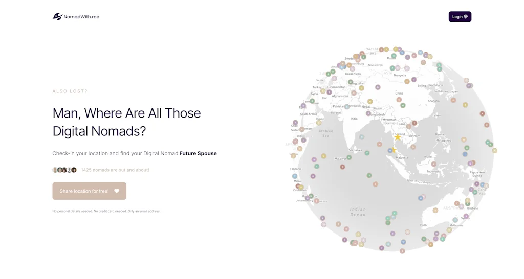 NomadWith.me screenshot 1 of 3