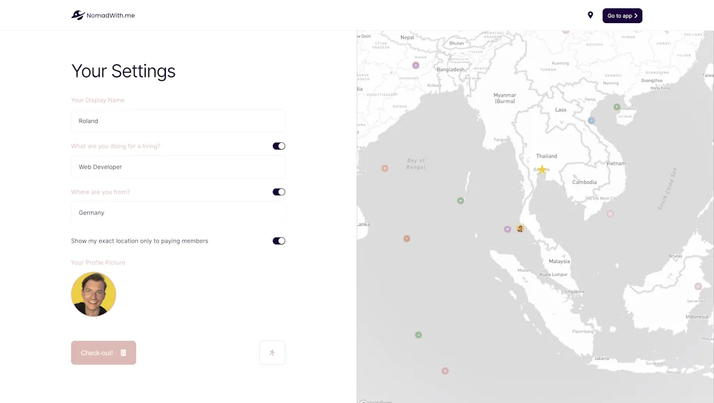 NomadWith.me screenshot 3 of 3