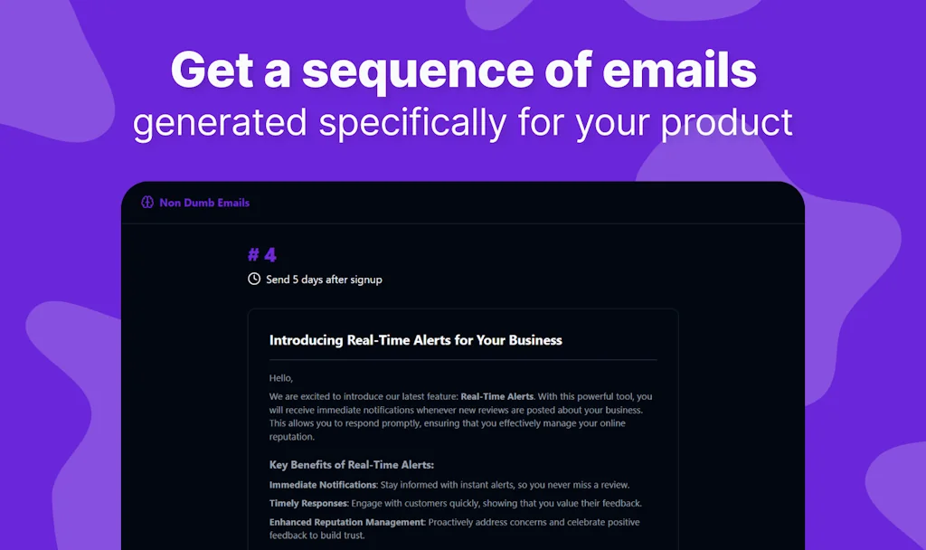 Non Dumb Emails screenshot 2 of 3